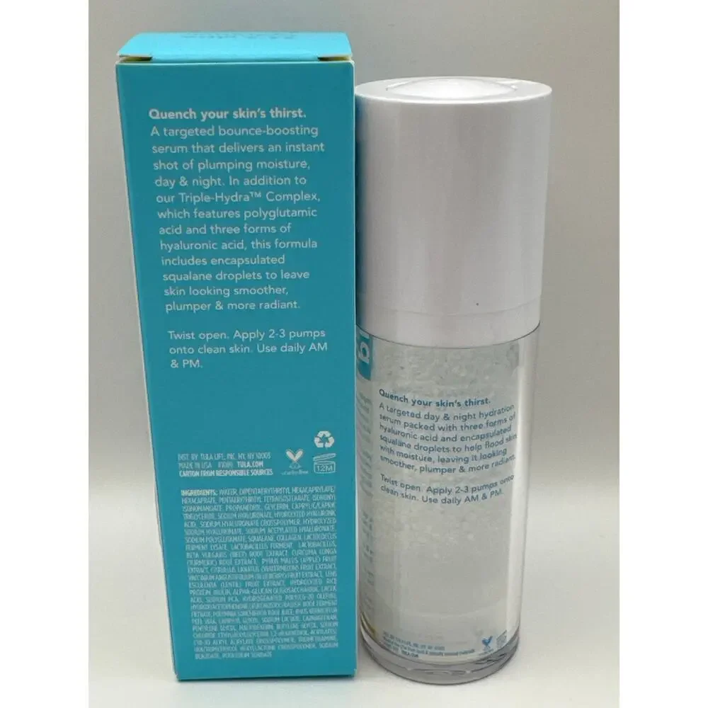 TULA SKINCARE 24-7 Ultra Hydration Triple-Hydra™ Complex Day & Night Serum BNIB‎